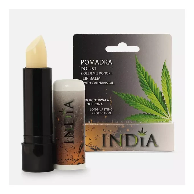 INDIA Pomadka do ust z olejem z konopi siewnych 3,8g
