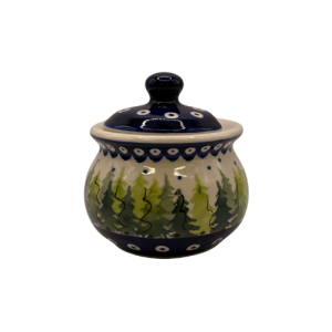 Cukiernica beczułka 250 ml choinki Ceramika Bolesławiec