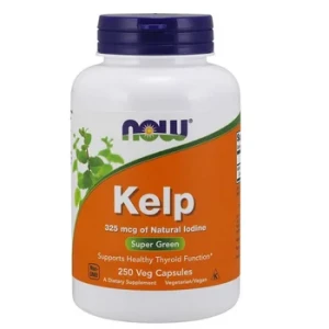 Now Foods Kelp - 325mcg naturalnego jodu 250 kapsułek