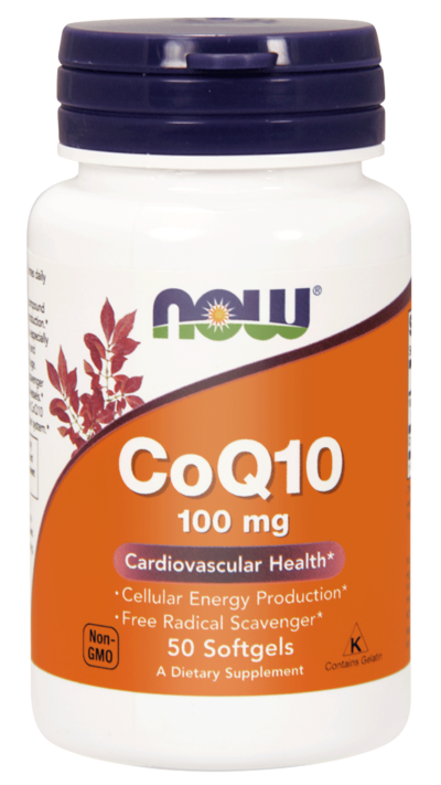 Now Foods Koenzym Q10 100 mg 50 kapsułek