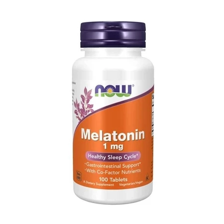 Now Foods Melatonin 1 mg 100 tabletek