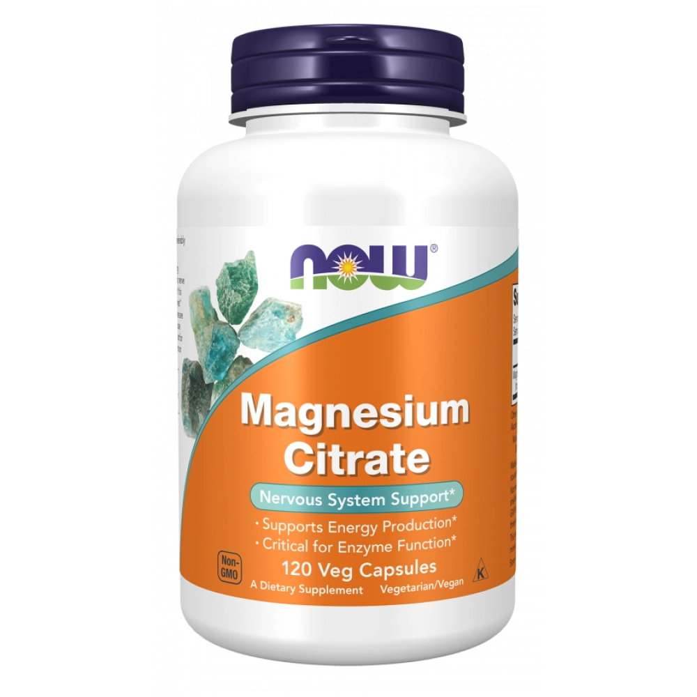 Now Foods Magnesium Citrate 400mg 120 kapsułek