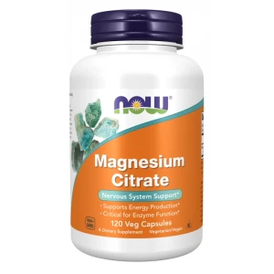 Now Foods Magnesium Citrate 400mg 120 kapsułek
