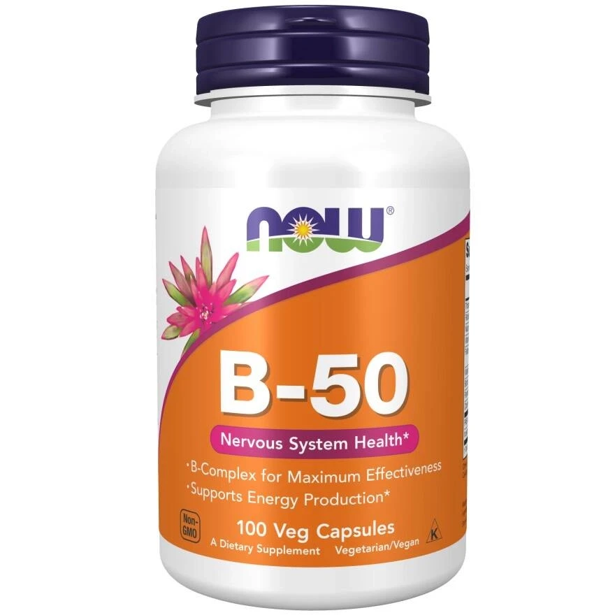 Now Foods Vitamin B-50 100 kapsułek