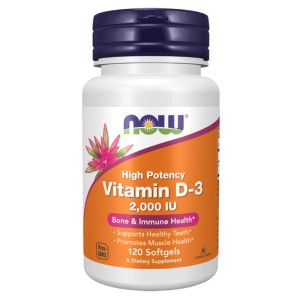 Now Foods Vitamin D-3 2000 IU 120 kapsułek