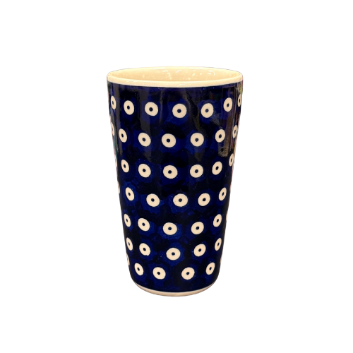 Kubek latte D-42 pawie oczka 400 ml Ceramika Bolesławiec