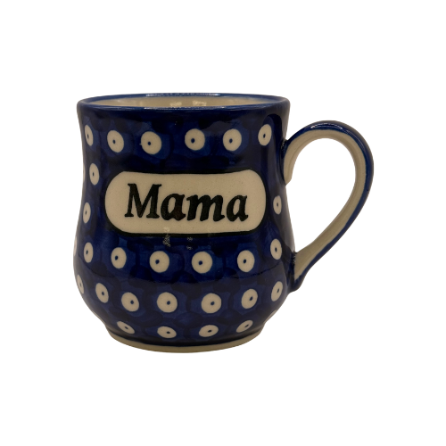 Kubek Mama dekoracyjny 10k Bolesławiec 350 ml
