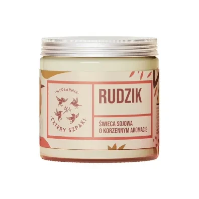 MYDLARNIA CZTERY SZPAKI Świeca sojowa RUDZIK