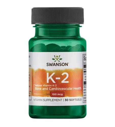 SWANSON Witamina K2 100mcg 30 kapsułek