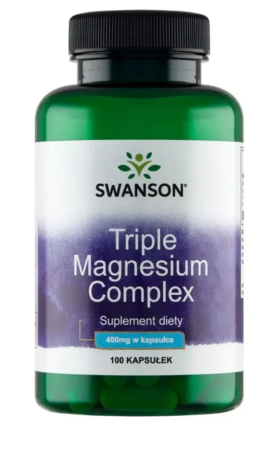SWANSON Magnez Triple Magnesium Complex 100 kapsułek