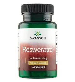 SWANSON Resweratrol 250 mg 30 kapsułek