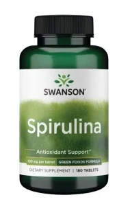 SWANSON Spirulina 180 tabletek