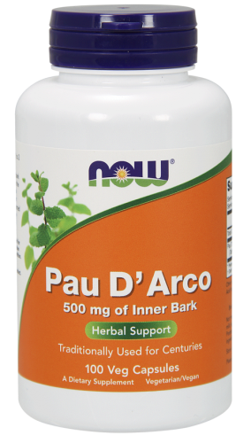 Now Foods Pau D'Arco - La pacho 500mg 100 kapsułek