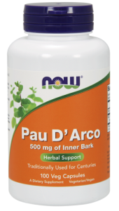 Now Foods Pau D'Arco - La pacho 500mg 100 kapsułek
