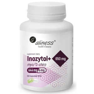 ALINESS Inozytol 650 myo/D-chiro 100 kapsułek