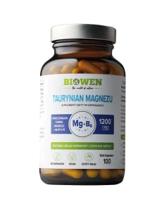 BIOWEN Taurynian magnezu 600mg 100 kapsułek