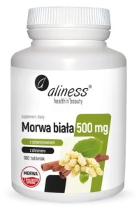 ALINESS Morwa biała z cynamonem 180 kapsułek