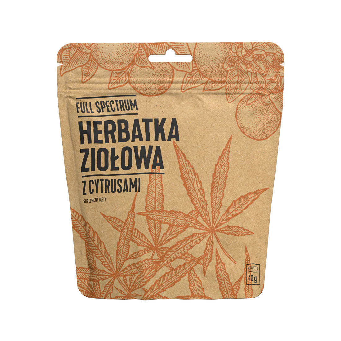 COSMA Full Spectrum Herbatka konopna z cytrusami 40g
