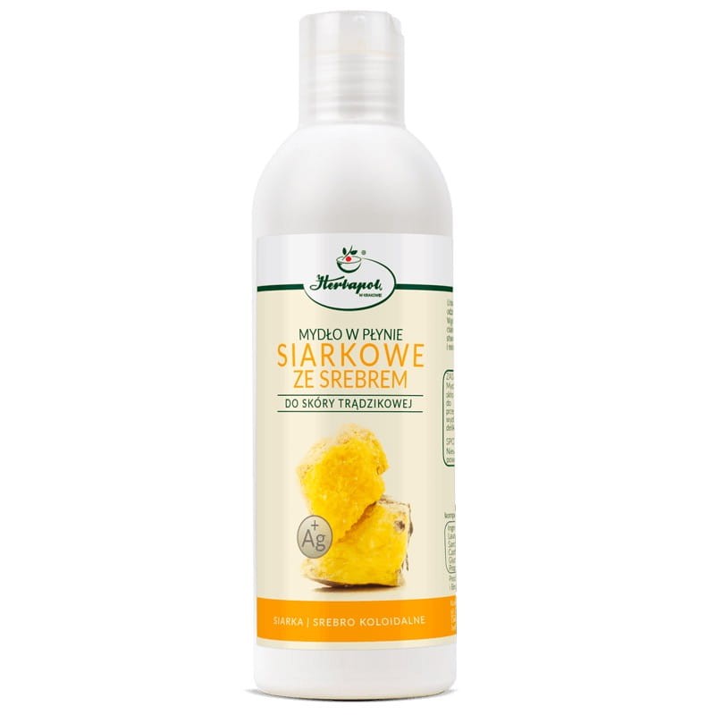 Herbapol Kraków Mydło siarkowe ze srebrem 250ml
