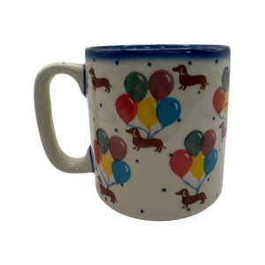 Kubek jamniki z balonami Bolesławiec 350 ml